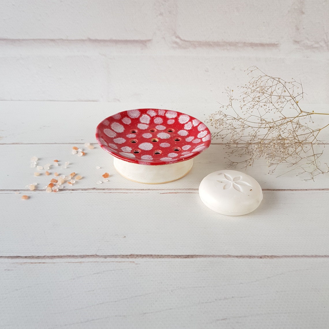 Mushroom soap dish