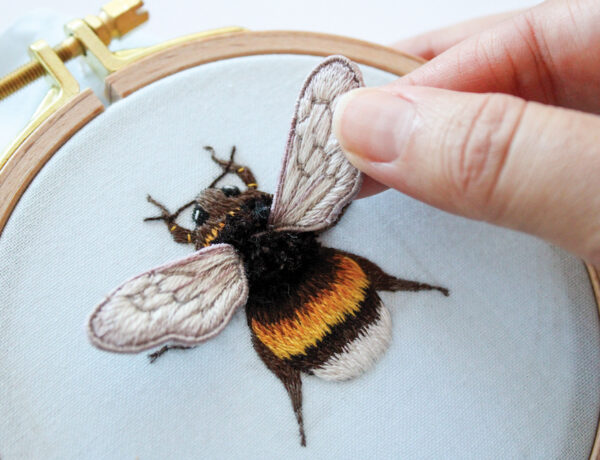 Stumpwork Embroidery and Thread Painting: Stitch 3D Nature Motifs by Megan Zaniewski