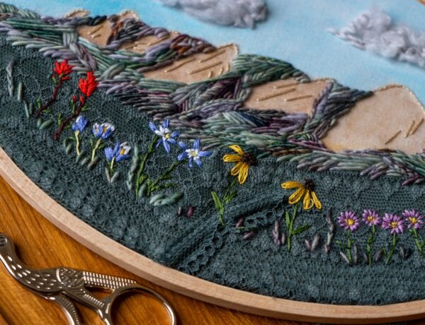 National Park embroidery art by Shannon Moser