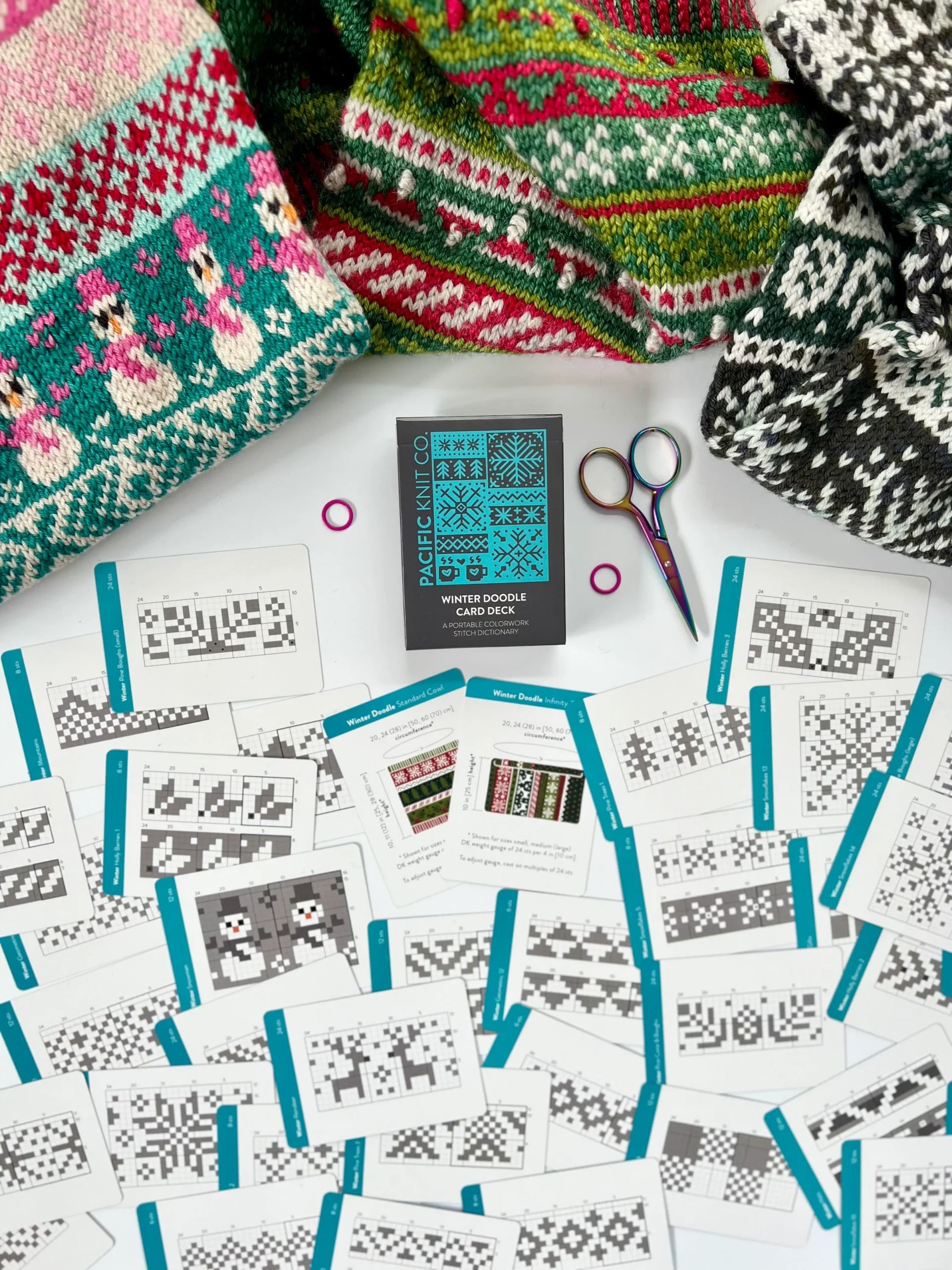 Knitting Doodle Deck by Pacific Knit Co. 