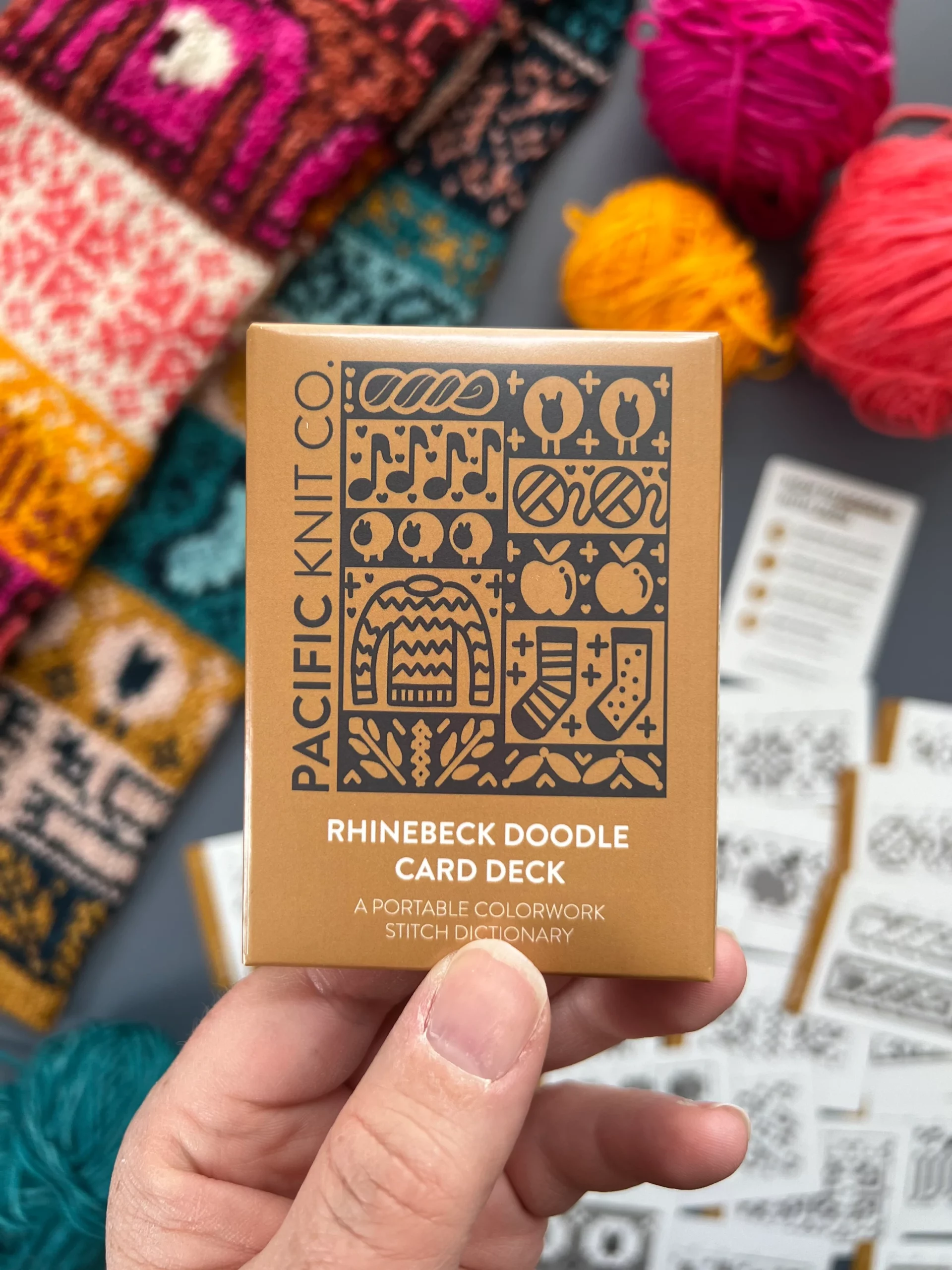 Knitting Doodle Deck by Pacific Knit Co. 