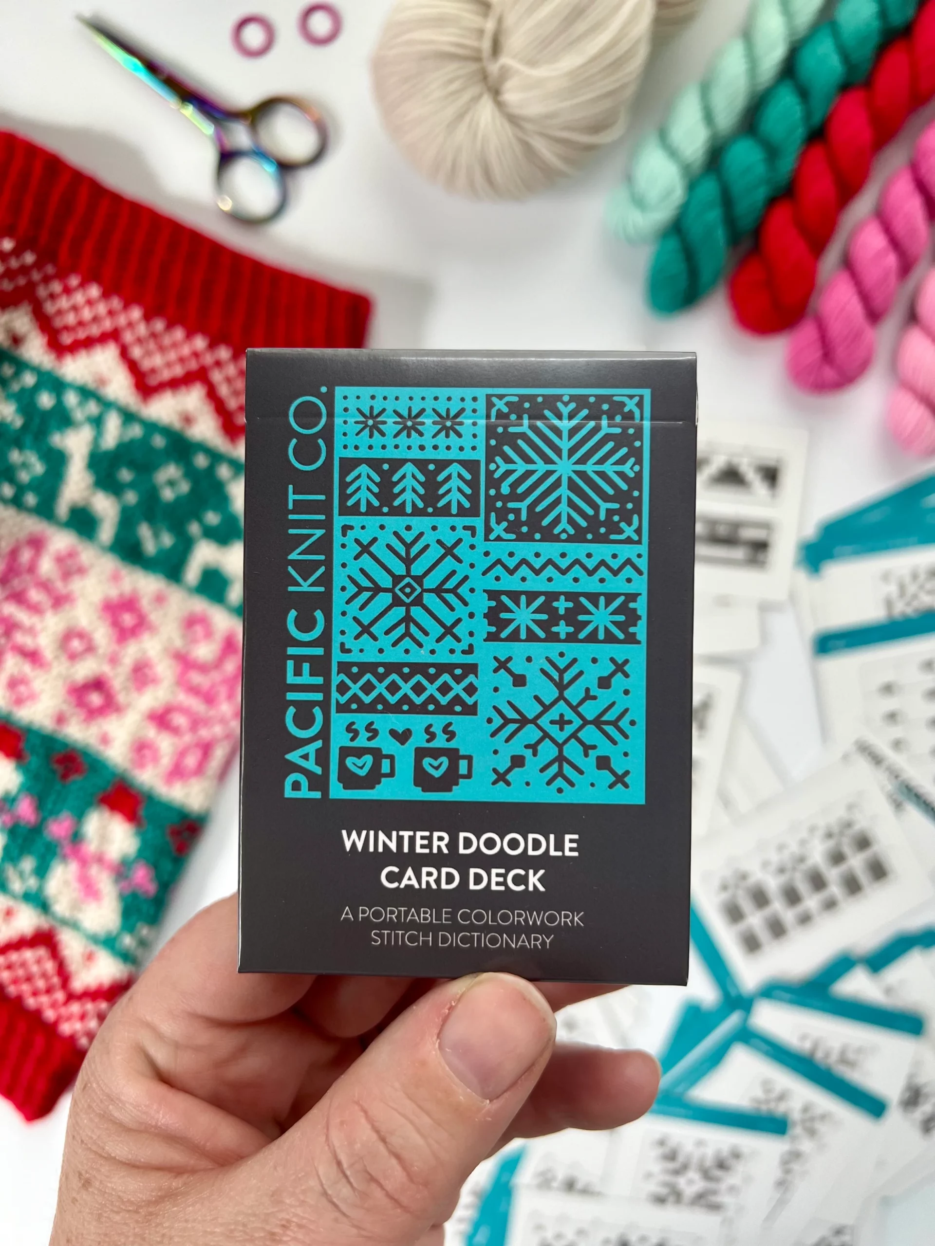 Knitting Doodle Deck by Pacific Knit Co. 