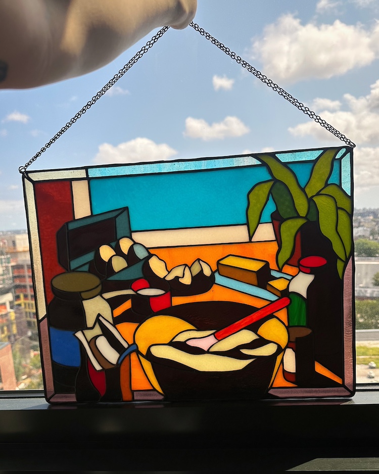 Stained glass art of the everyday by Soeun Lee