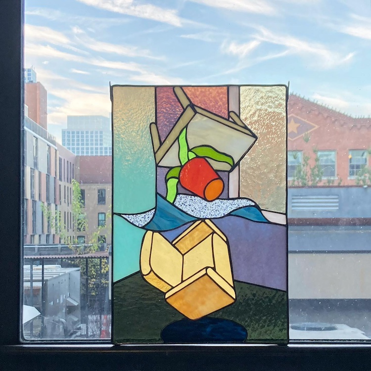 Stained glass art of the everyday by Soeun Lee