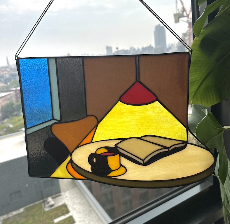 Stained glass art of the everyday by Soeun Lee