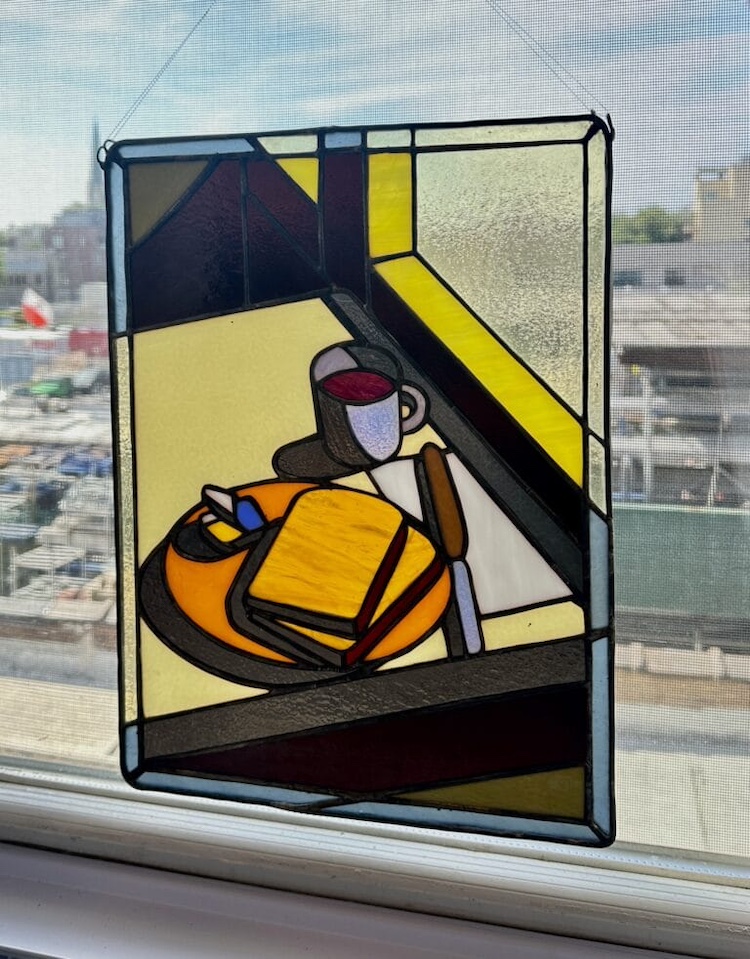 Stained glass art of the everyday by Soeun Lee