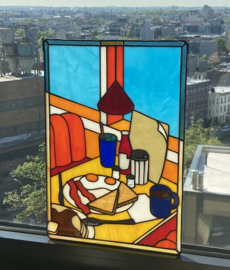 Stained glass art of the everyday by Soeun Lee