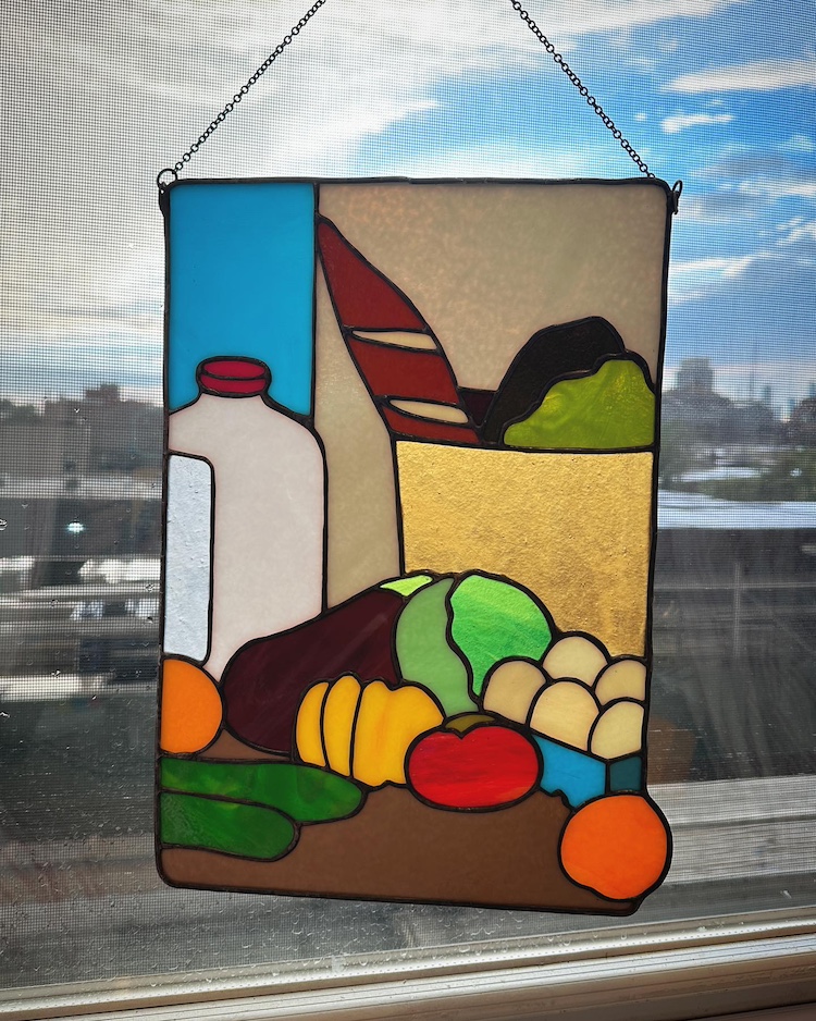 Stained glass art of the everyday by Soeun Lee