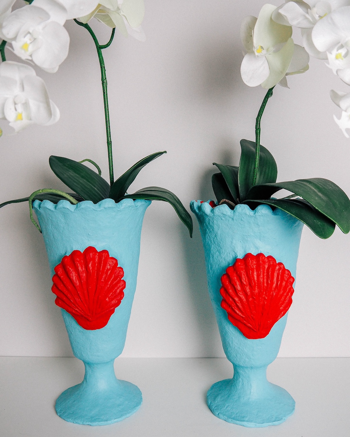 Eco-friendly vases made of 100% recycled materials by Penny Brooshoft of Eclette