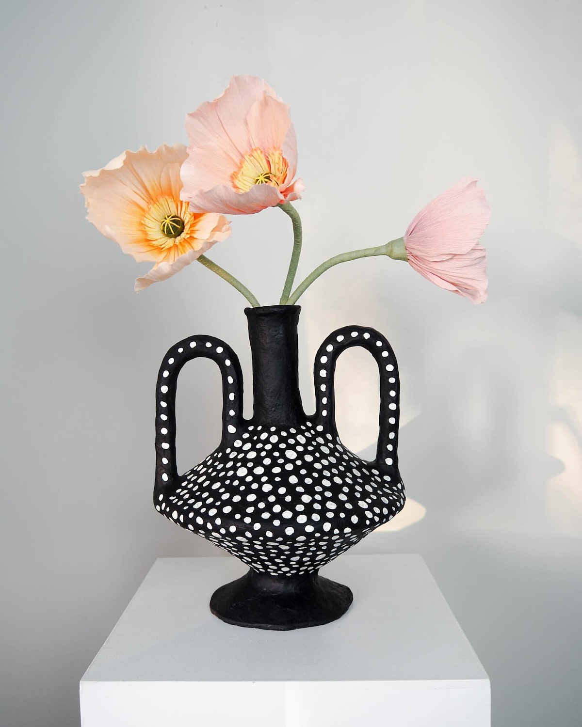 Eco-friendly vases made of 100% recycled materials by Penny Brooshoft of Eclette